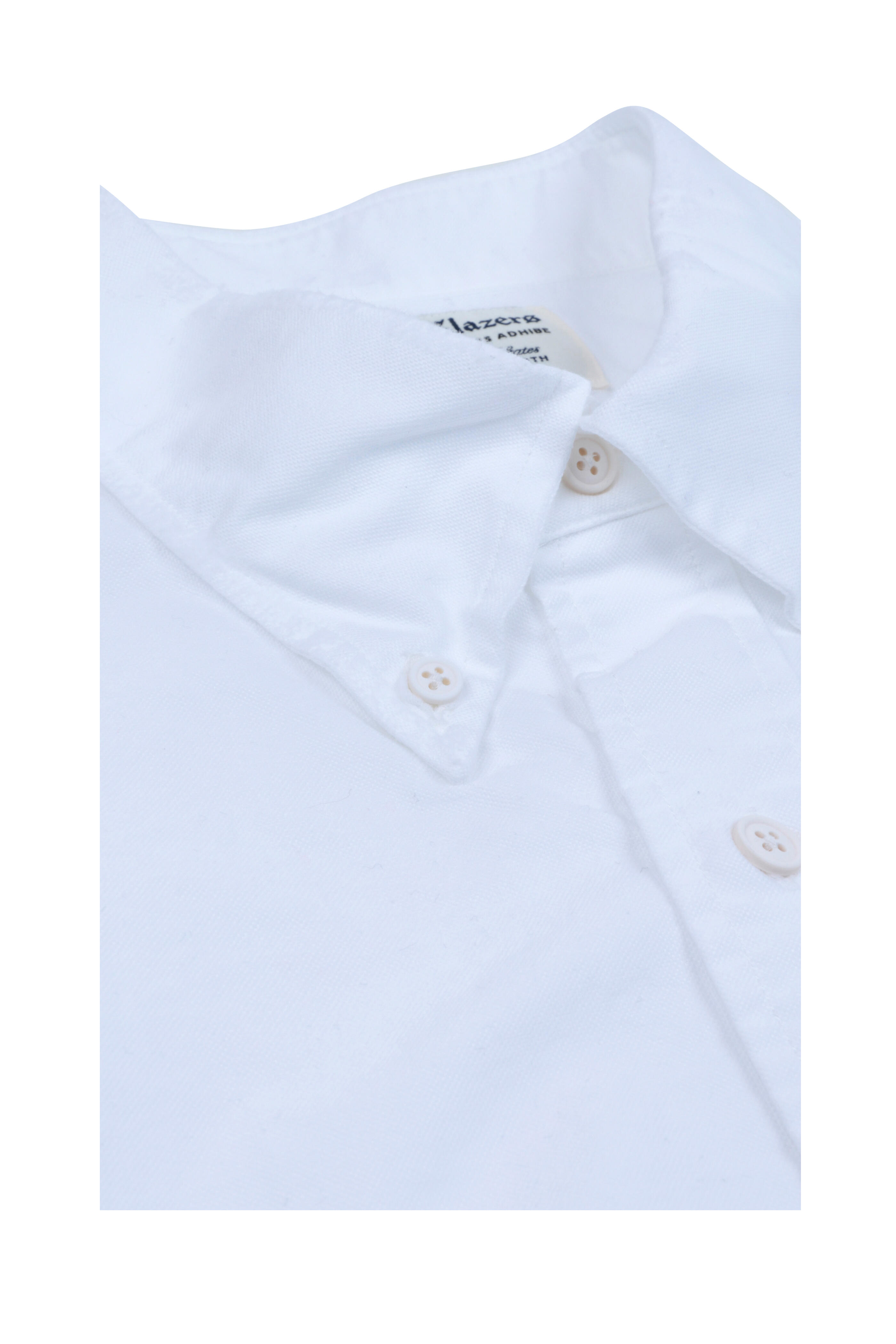 Rowing Blazers - White Distressed Oxford Sport Shirt