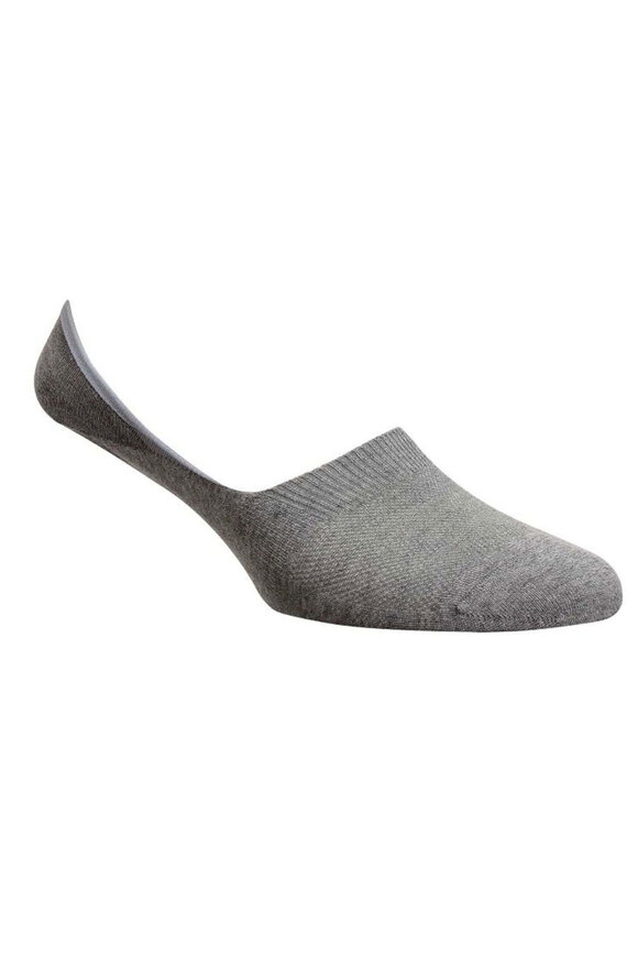 Pantherella  Seville Invisible Socks in Light Gray