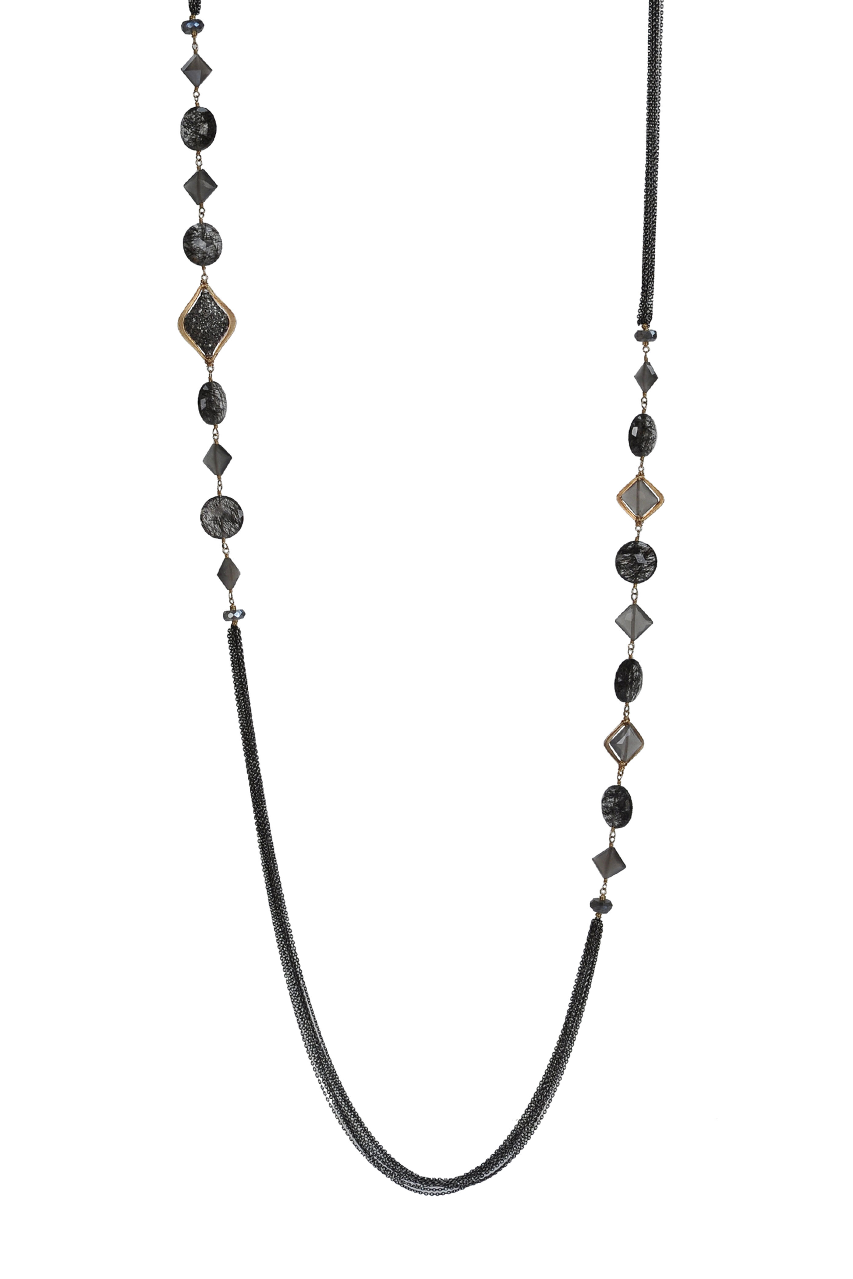 Dana Kellin - Black Quartz Necklace