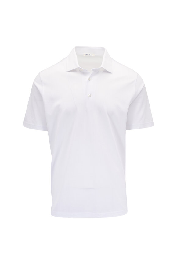 Stefan Brandt Lucas White Ultra Cotton Polo