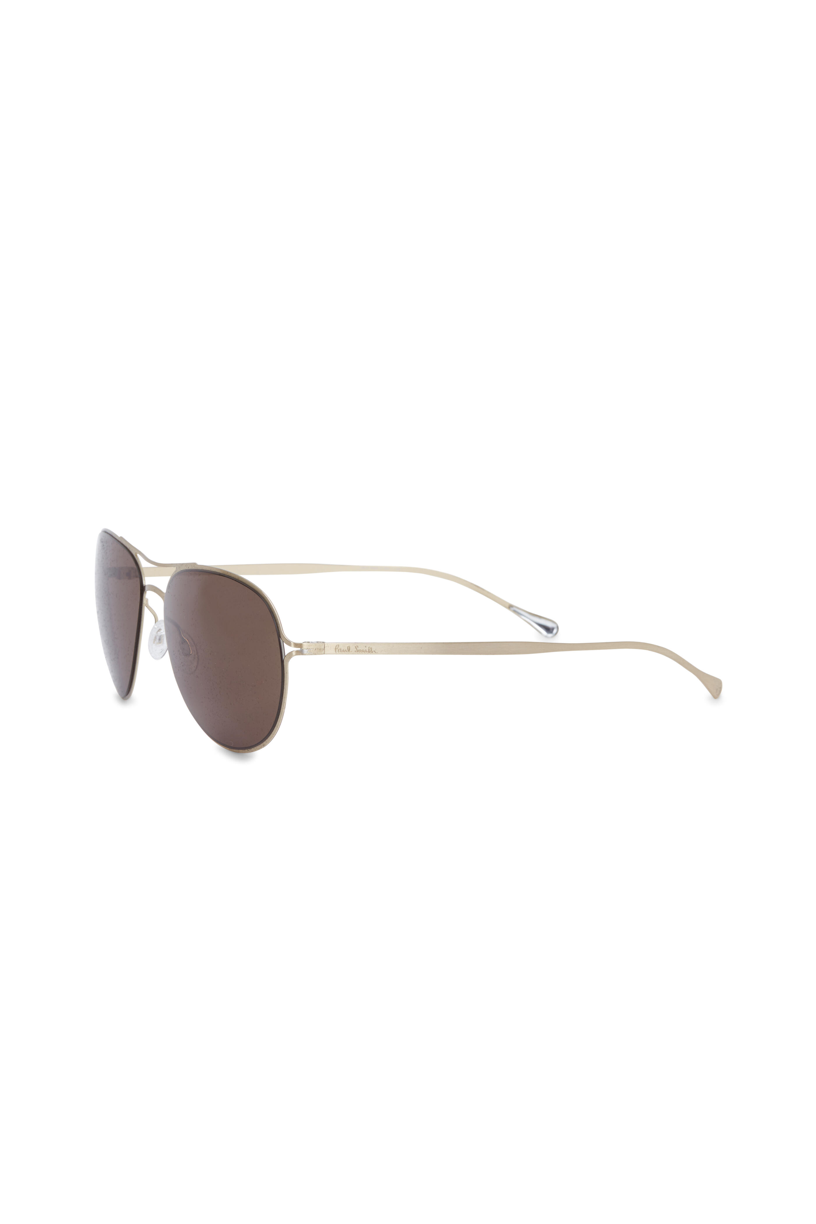 Paul Smith - Surrey Antique Gold Aviator Sunglasses