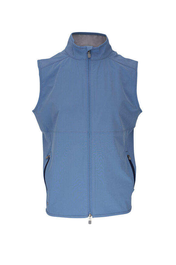 Peter Millar - Flex Adapt Vintage Indigo Full Zip Vest