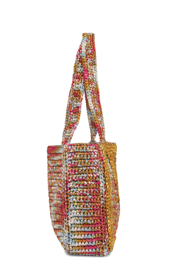 Valentino Garavani Medium Viva Superstar Multi Raffia Shopping Tote - view 4