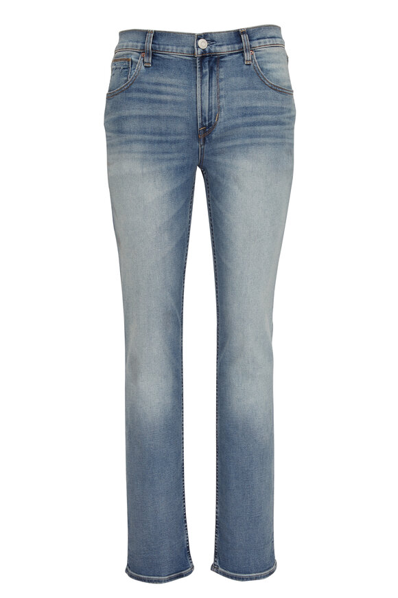 Hudson - Blake Plaza Light Blue Slim Straight Jean