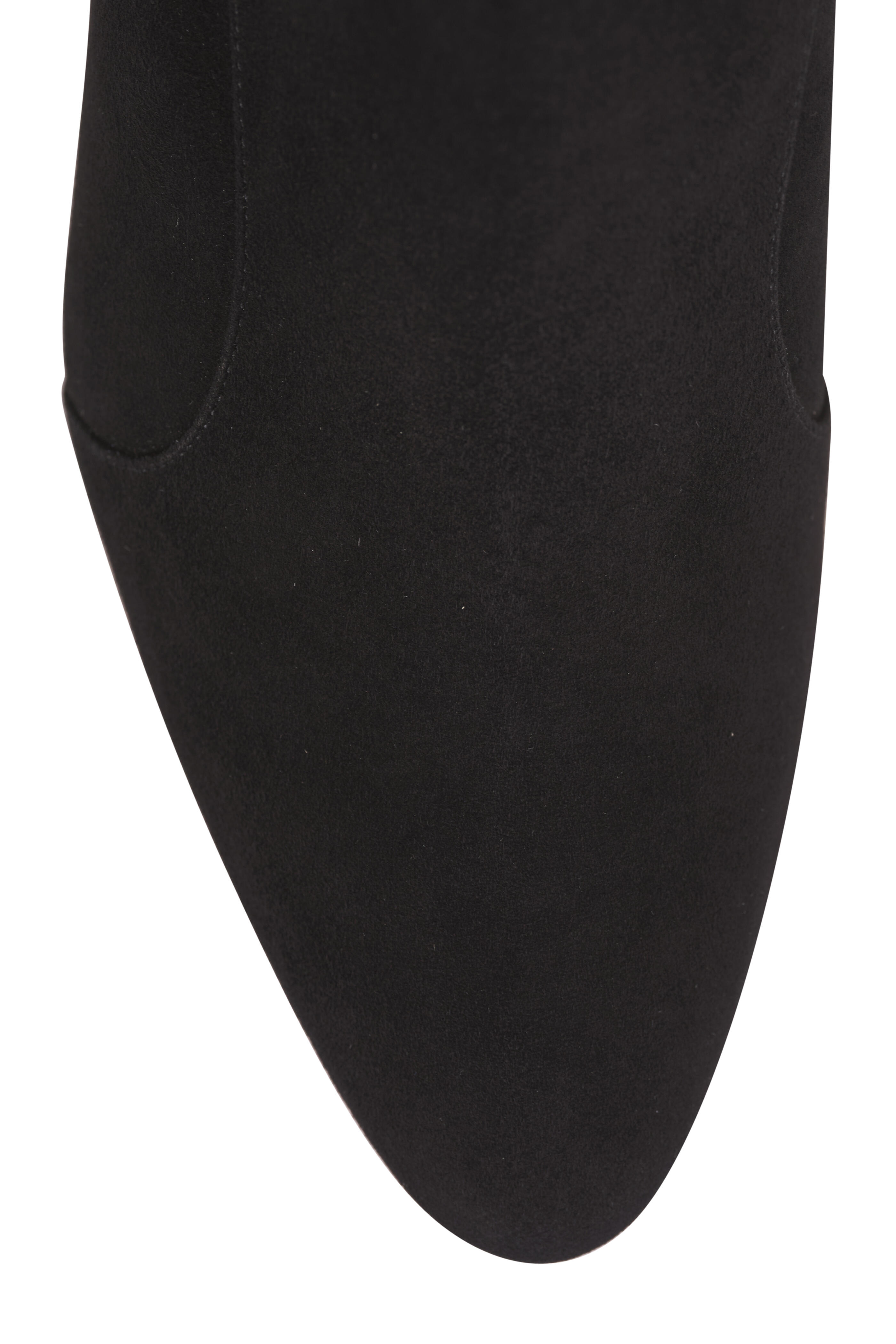 Manolo Blahnik - Myconia Black Suede Bootie, 50mm - view 4