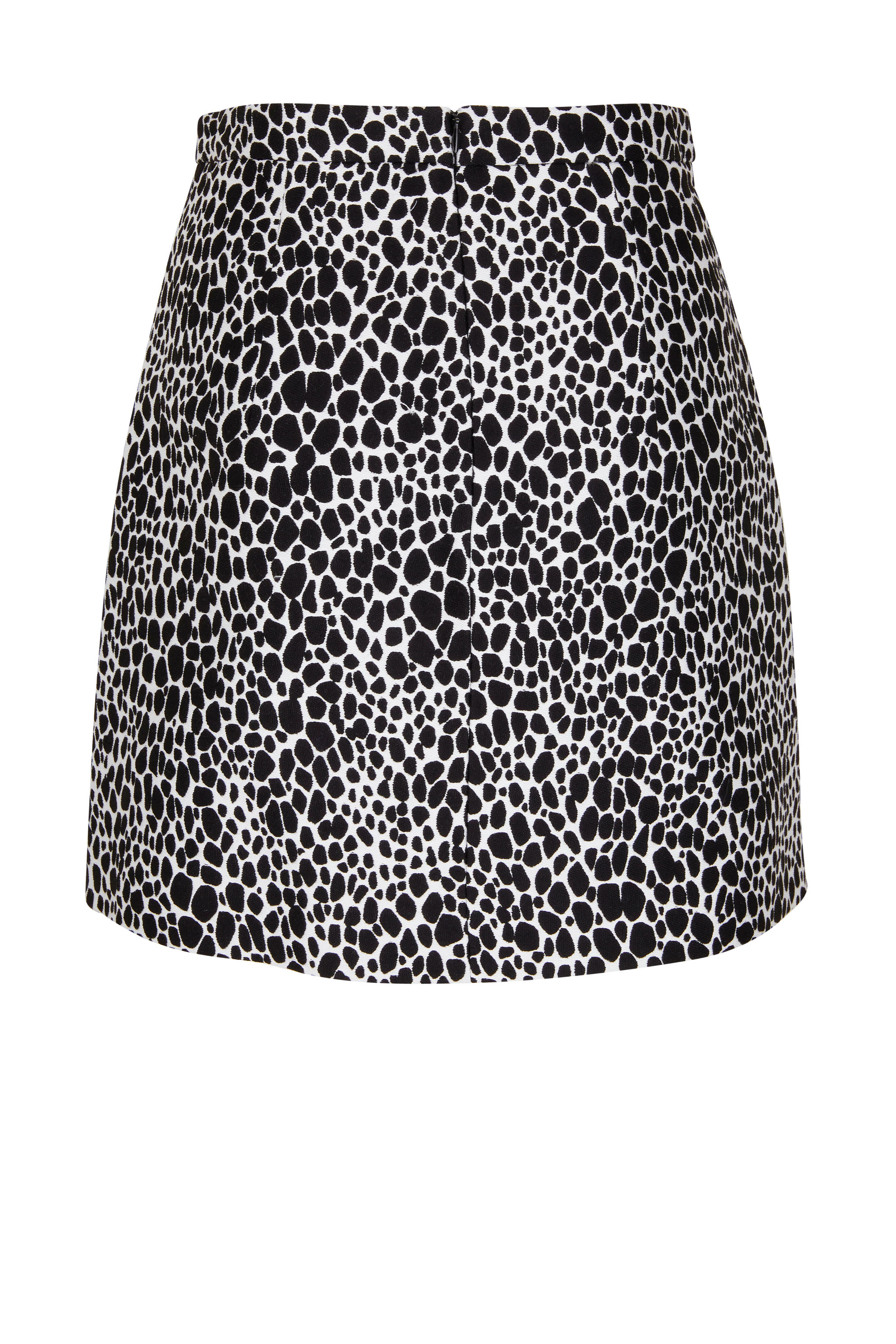 Michael Kors Collection - Ocelot A-Line Mini Skirt