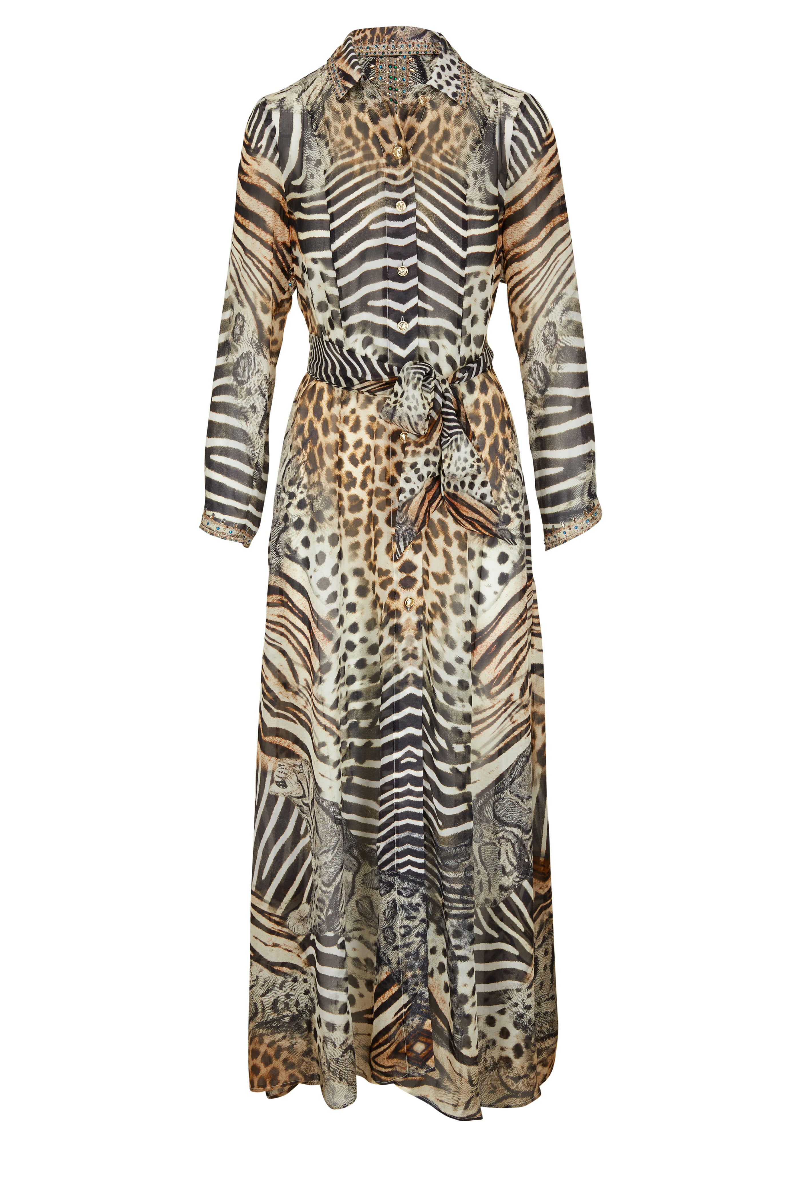 Camilla - For The Love Of Leo Silk Printed Trench