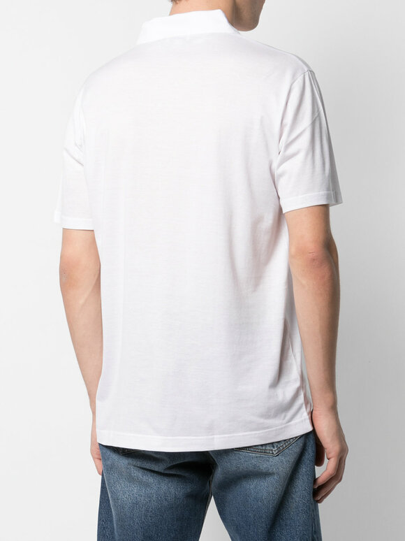 Sunspel - White Cotton Short Sleeve Polo