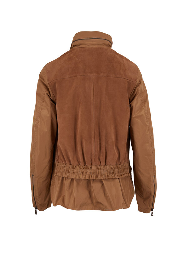 Bogner - Lena Cognac Suede Moto Jacket