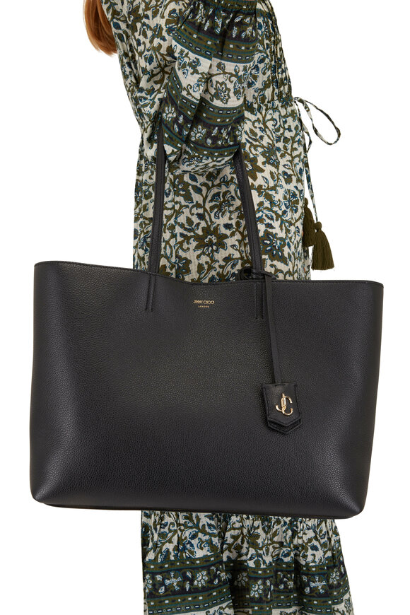 Jimmy Choo - Nine2Five Black Leather Tote