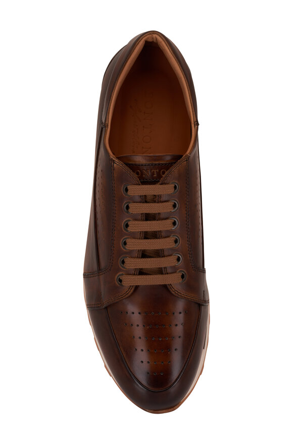 Bontoni - Vento Chocolate Leather Sneaker 