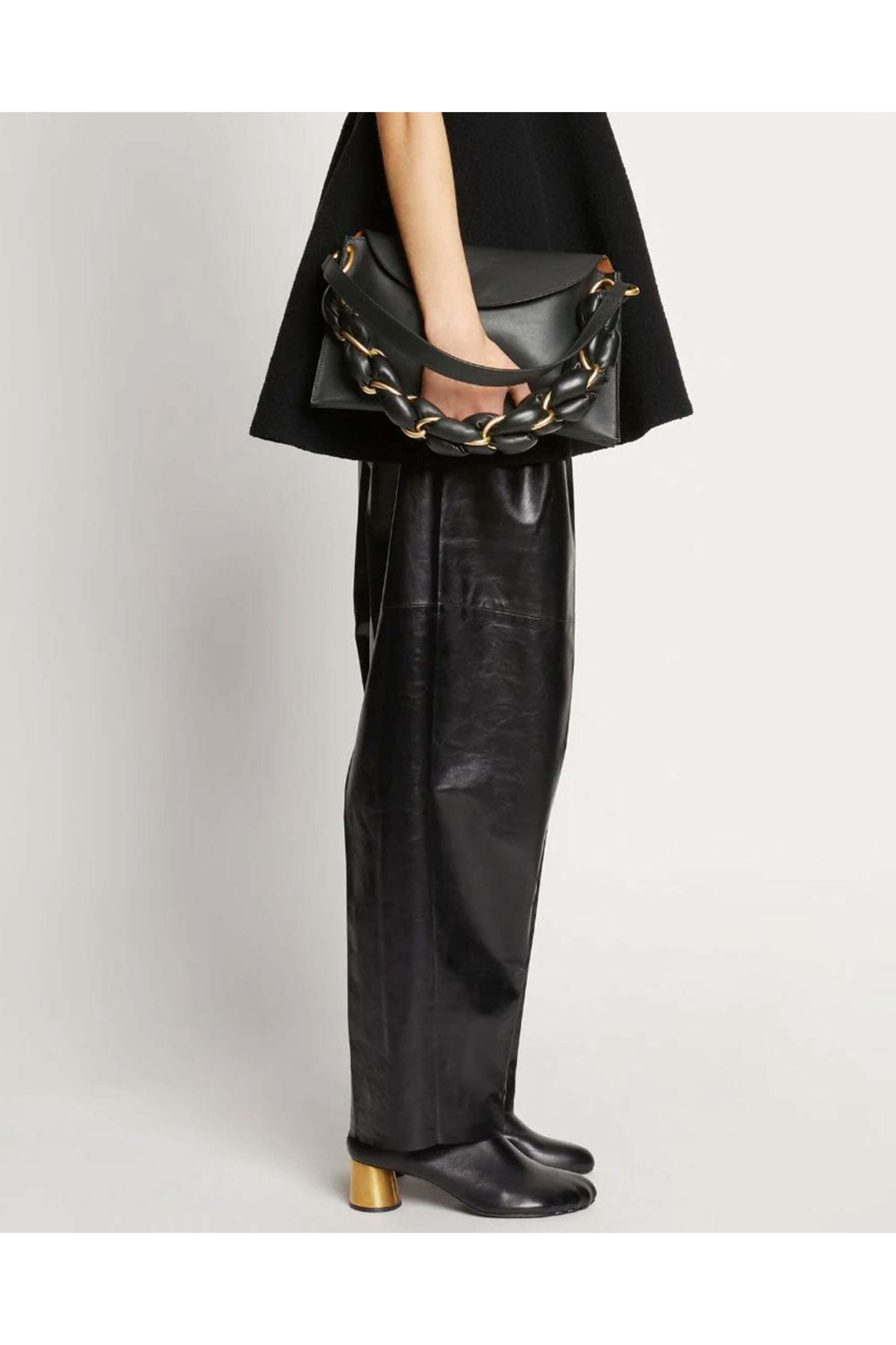 Proenza Schouler - Braided Chain Shoulder Bag in Black