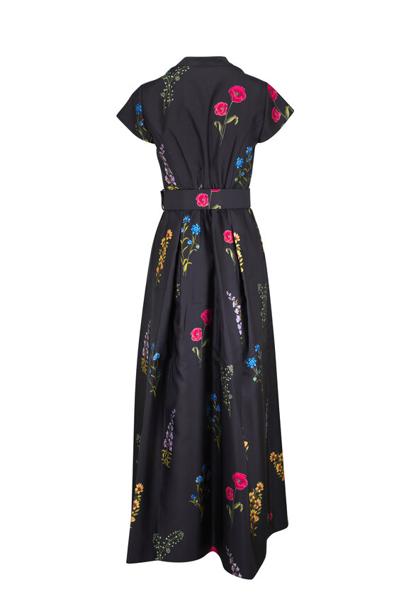 Sachin + Babi - Marta Noir Blossom Print Gown