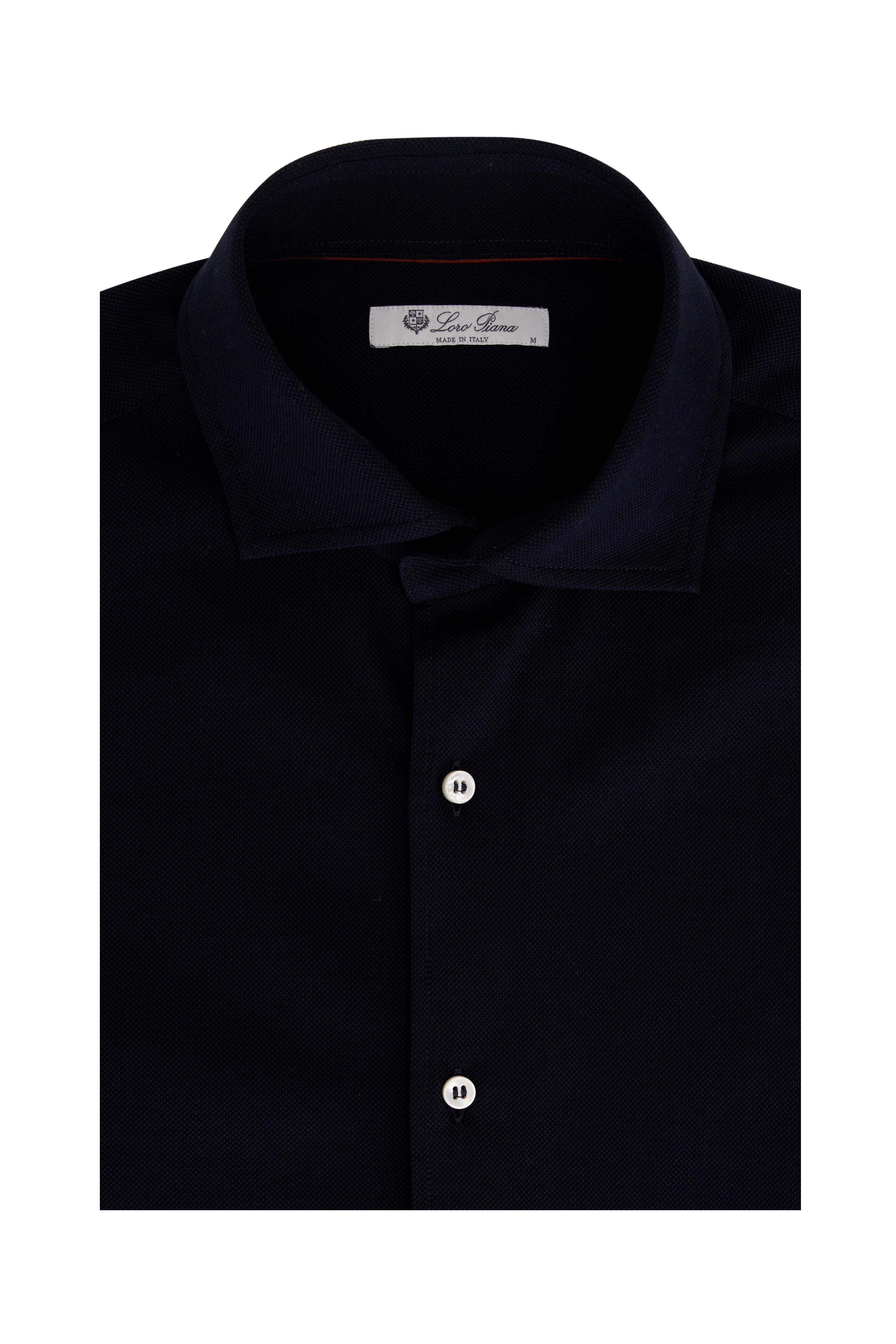 Loro Piana - Navy Blue Cotton Oxford Sport Shirt