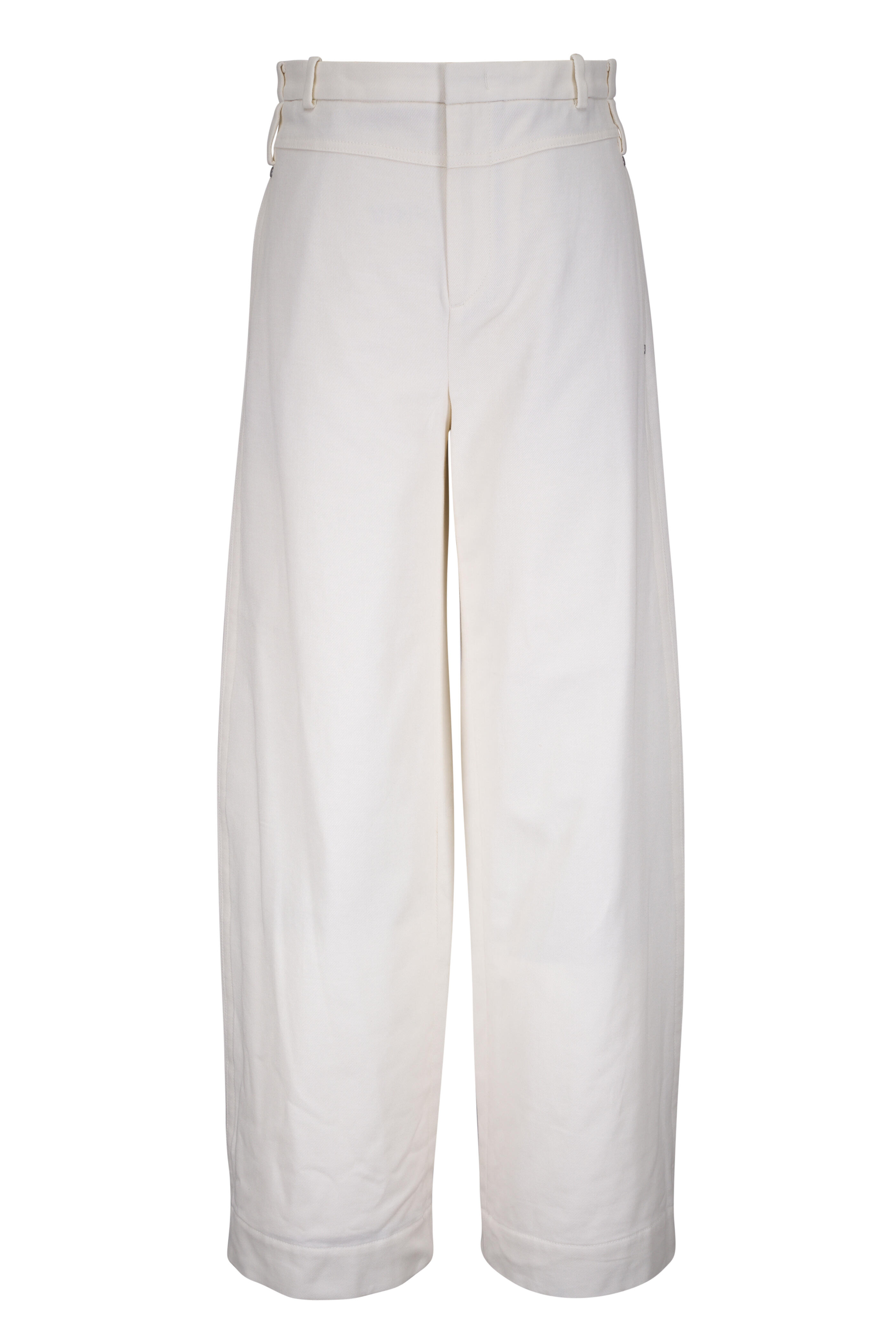 Vince - Willow Cotton Utility Double Waist Wide-Leg Pant