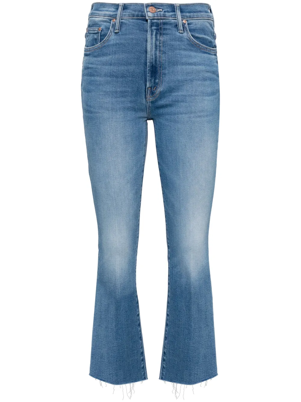 【2plan】Growing cat washed bootcut denim 2plan】Growing cat washed bootcut denim