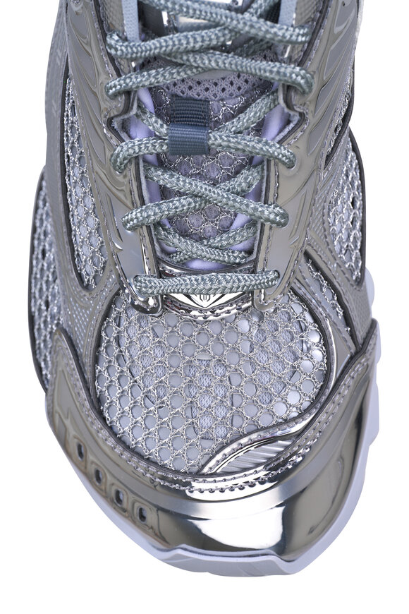 Bottega Veneta - Orbit Silver Technical Fishnet Sneaker