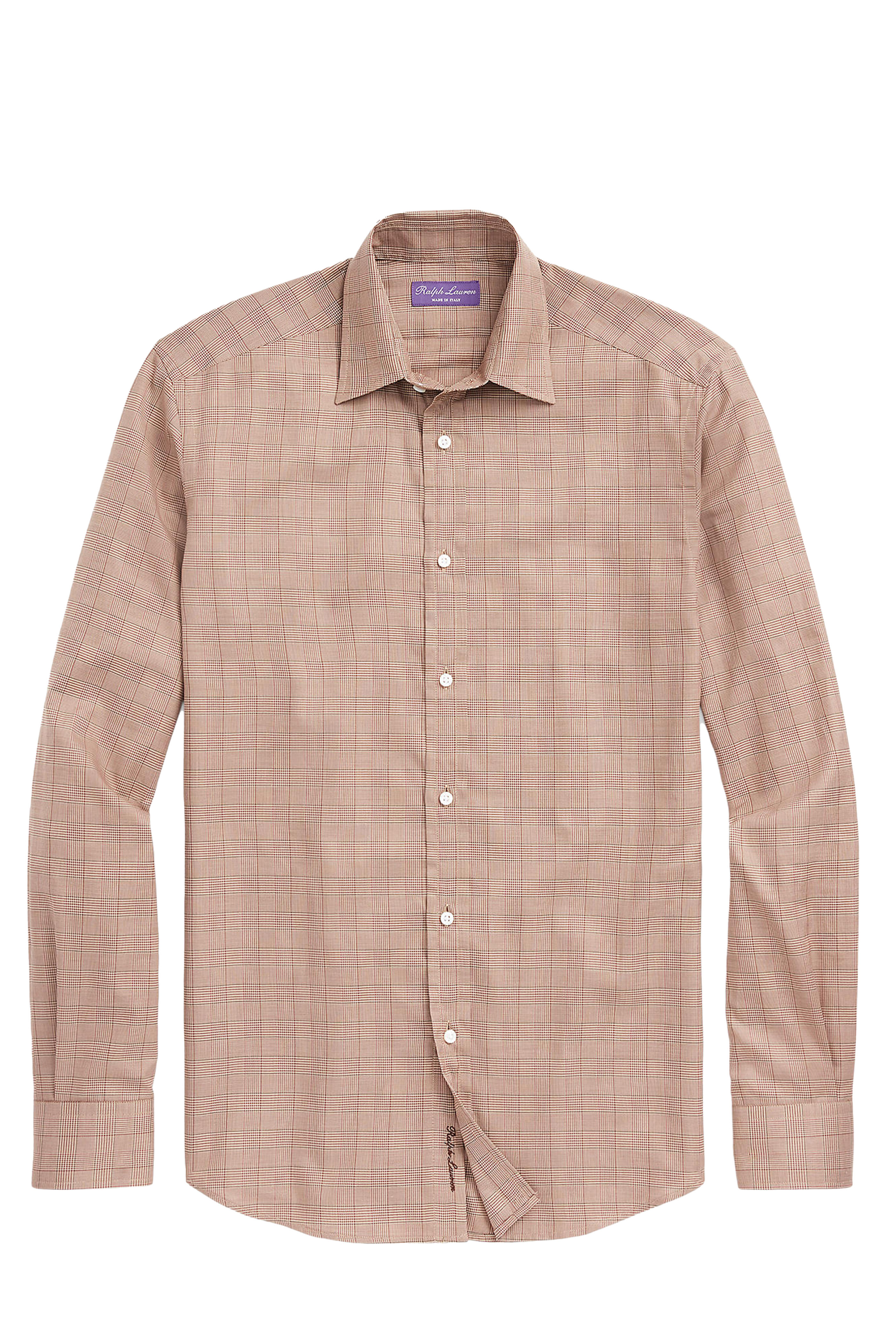 Ralph Lauren Purple Label - Brown Plaid Sport Shirt
