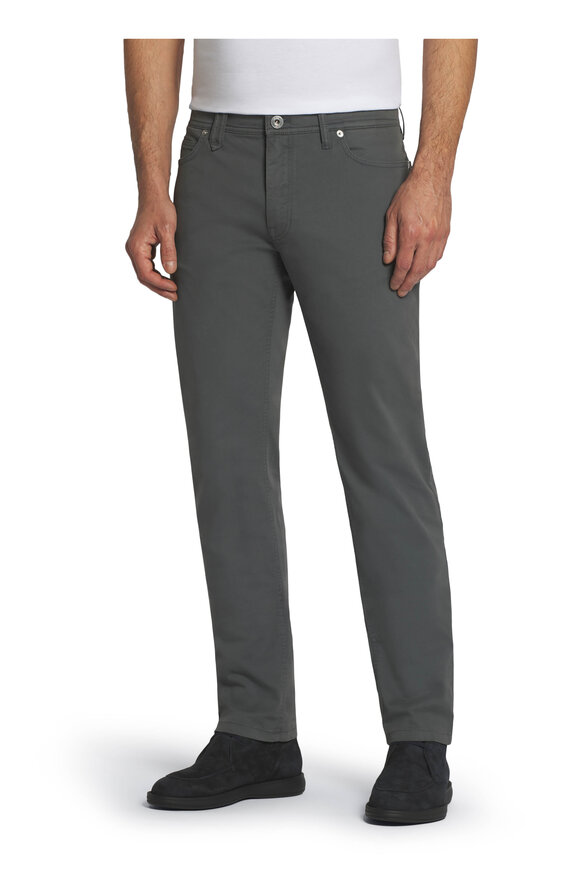 Brioni - Avio Blue Stretch Cotton Five Pocket Pant