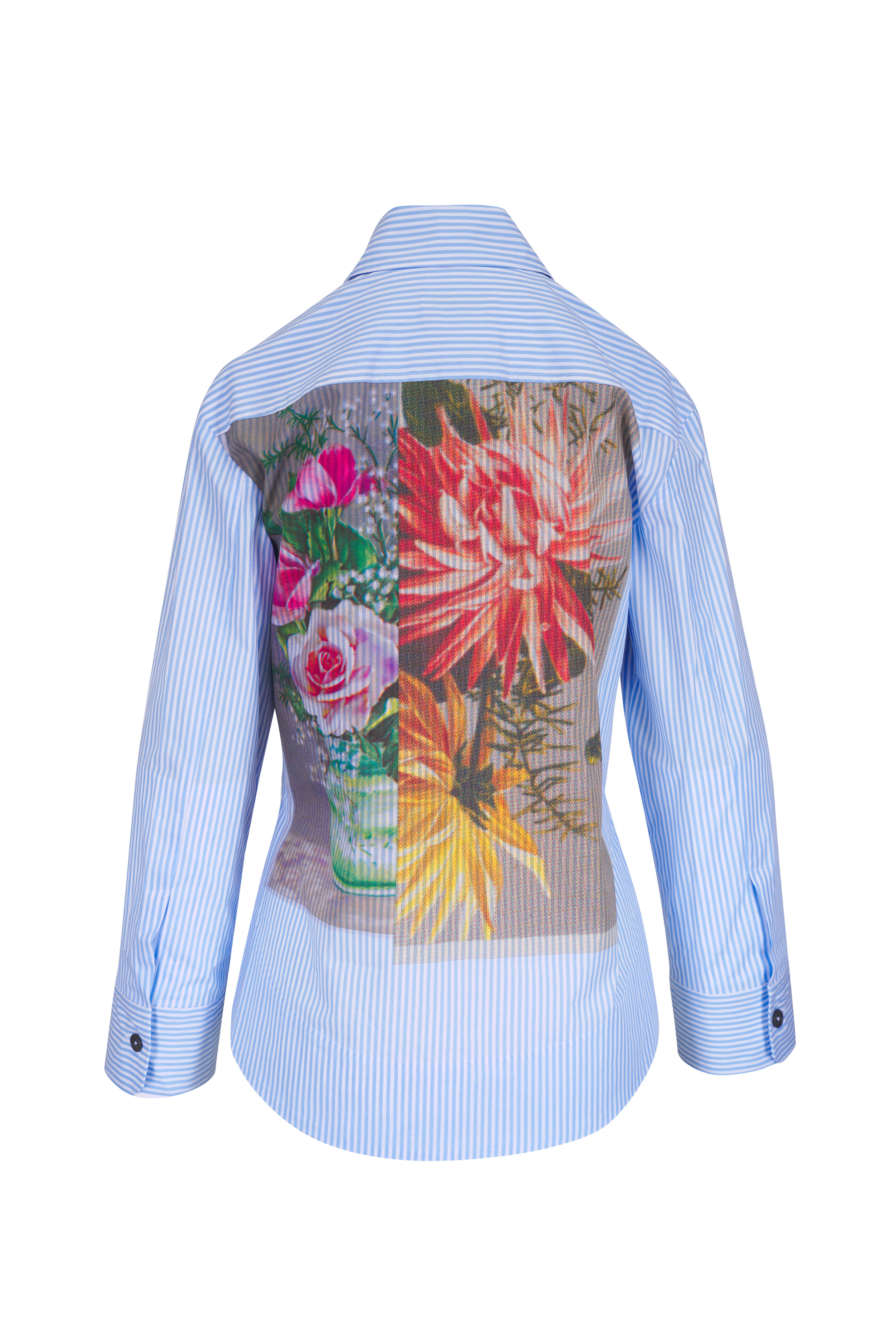 Odeeh - Postcard Collage Multicolor Button Up