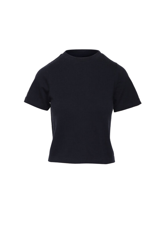 Extreme Cashmere Tina Navy Blue Short Sleeve Tee
