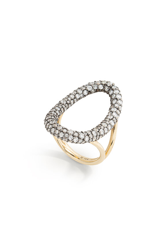 Lucy Delius Pavé Open Ring