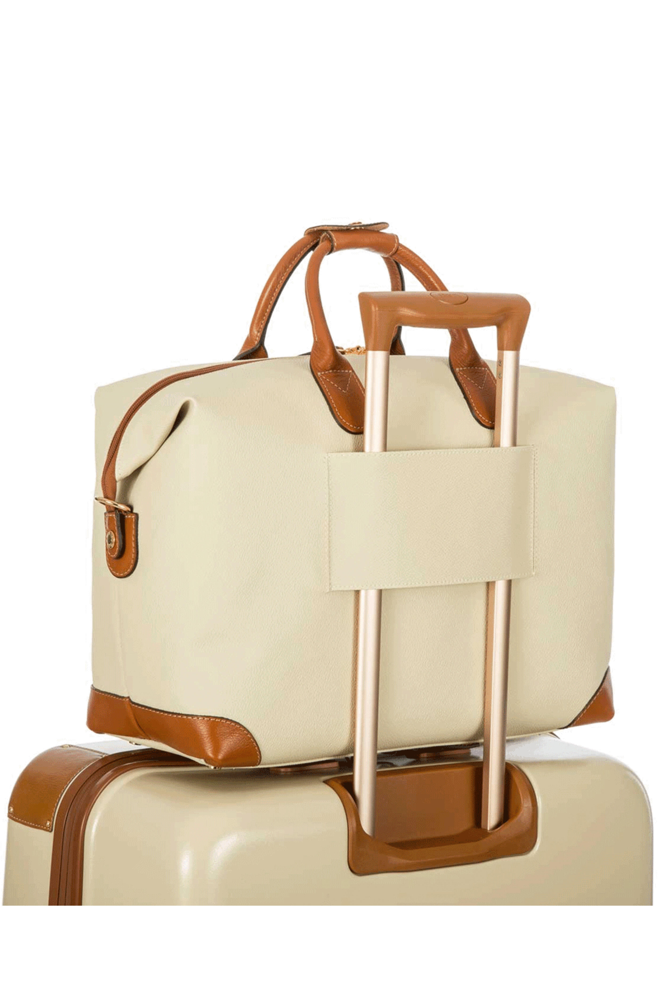 Brics - Firenze 18" Cargo Duffle Bag in Cream