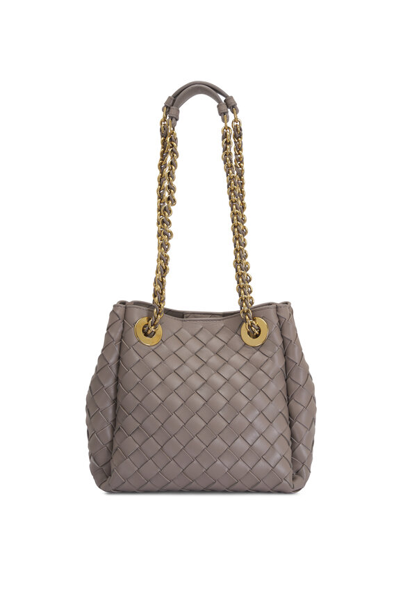 Bottega Veneta - Mini Sardine Silver Shoulder Bag