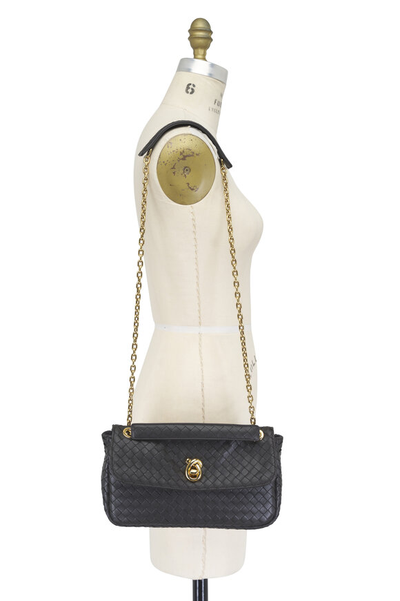 Bottega Veneta Small Madison Espresso Leather Chain Shoulder Bag - view 8