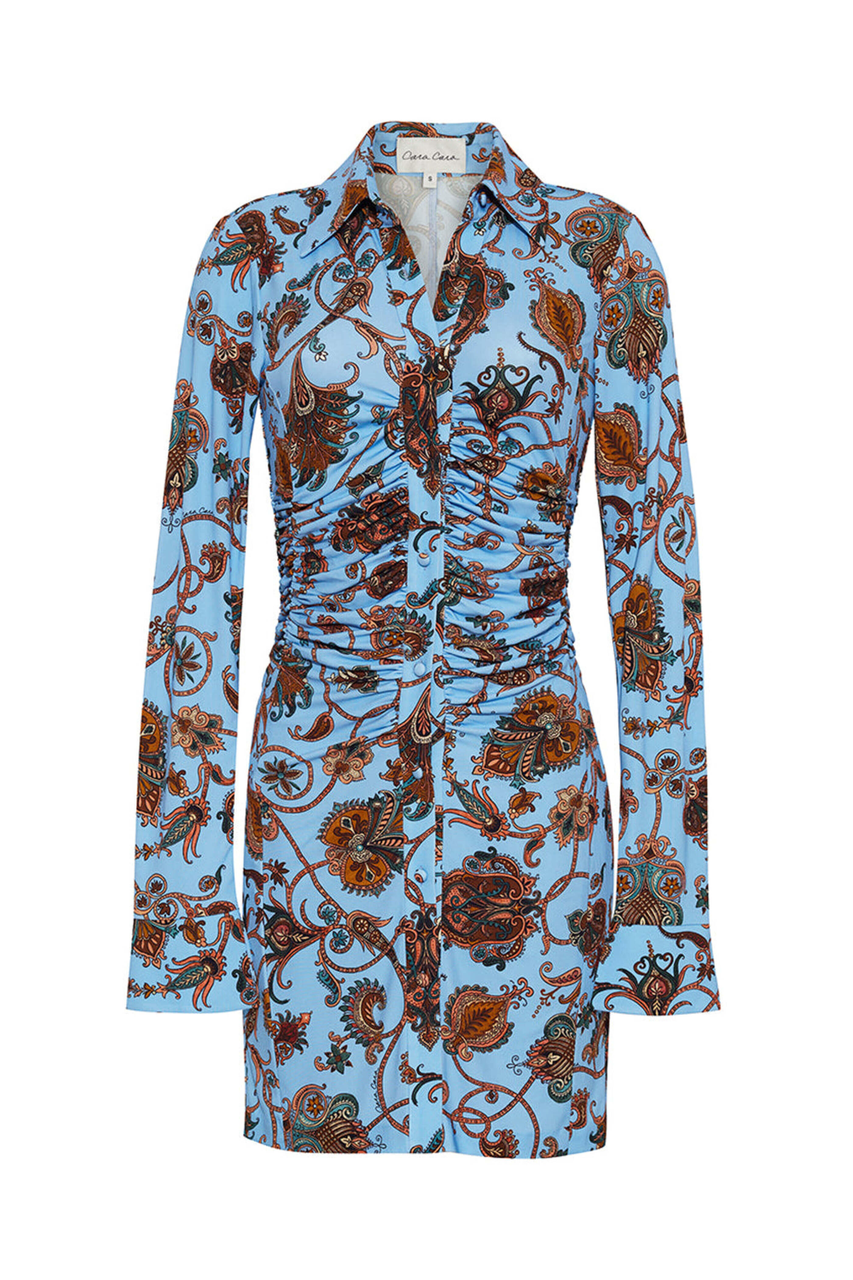 Cara Cara - Marcel Blue Shirley Mini Dress