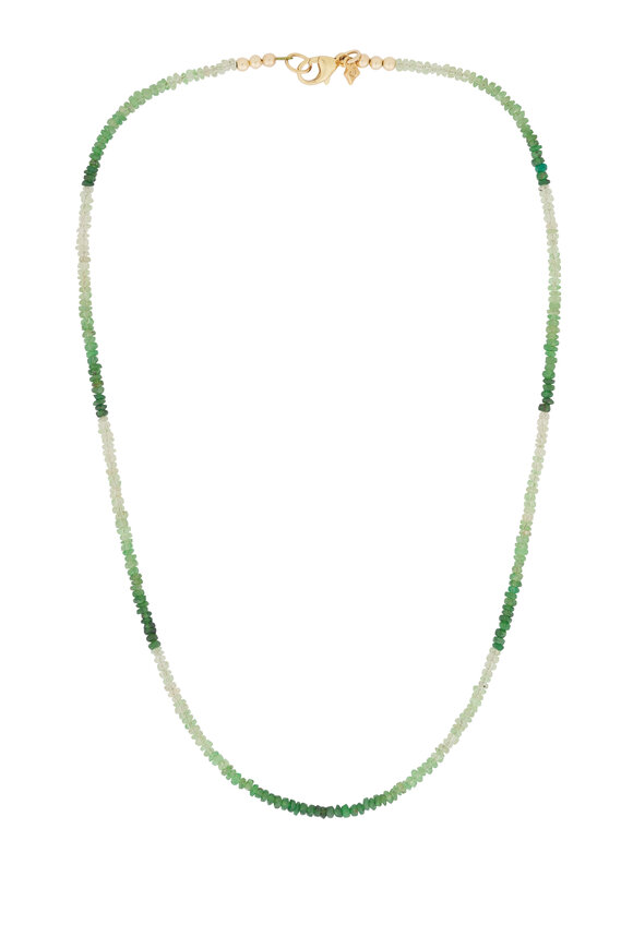 Cristina V. Ombre Green Sapphire Necklace