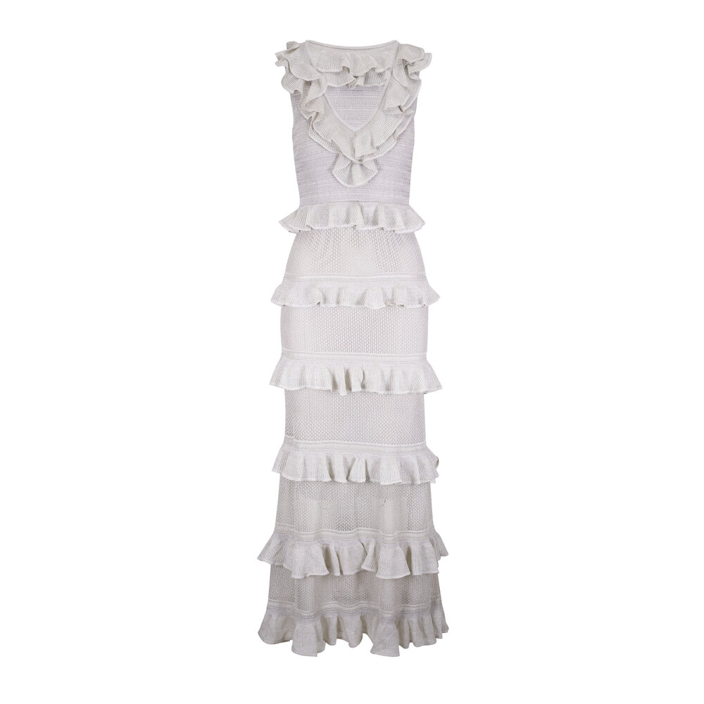 ワンピース Zimmermann 'Crush V Neck Midi' dress (2503DR251 CMBLDT) Crush V Neck Midi Dress Cream/Black Dot Online | Zimmermann