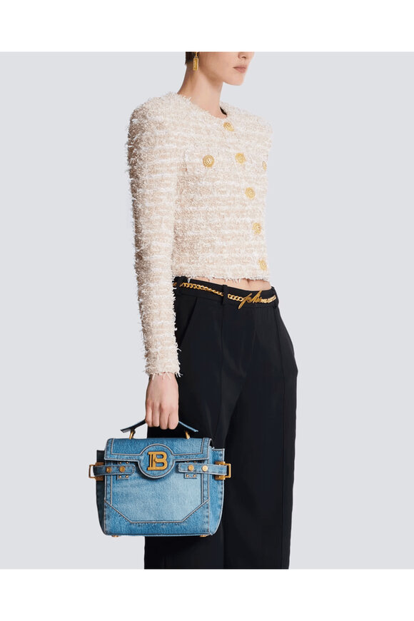 ショルダーバッグ・ポシェット BALMAIN Women Shoulder Bags EN1LE596TDEN 6FF BLUE Balmain shoulder bag - Blue - Women | EN1LE596TDEN6FF