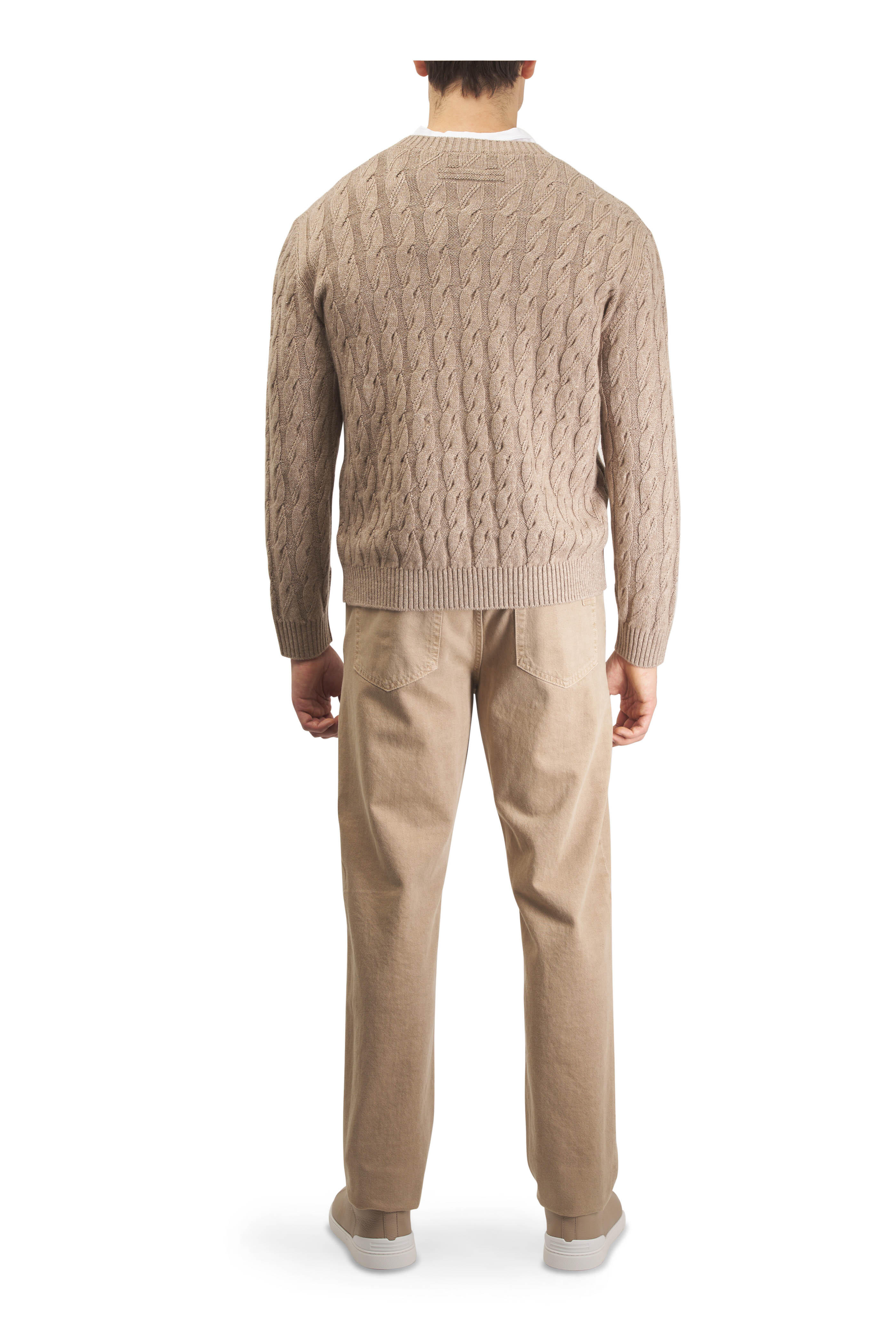 Zegna - Roccia Beige Cotton Five Pocket Pant
