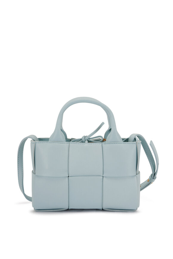 Bottega Veneta - Candy Arco Celadon Woven Leather Tote