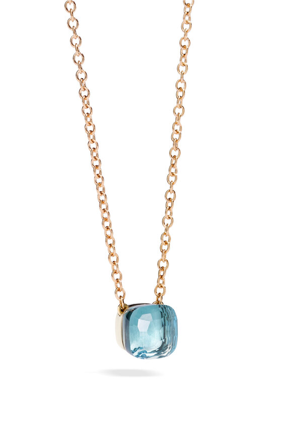 Pomellato - Nudo Petit Sky Blue Topaz Pendant Necklace