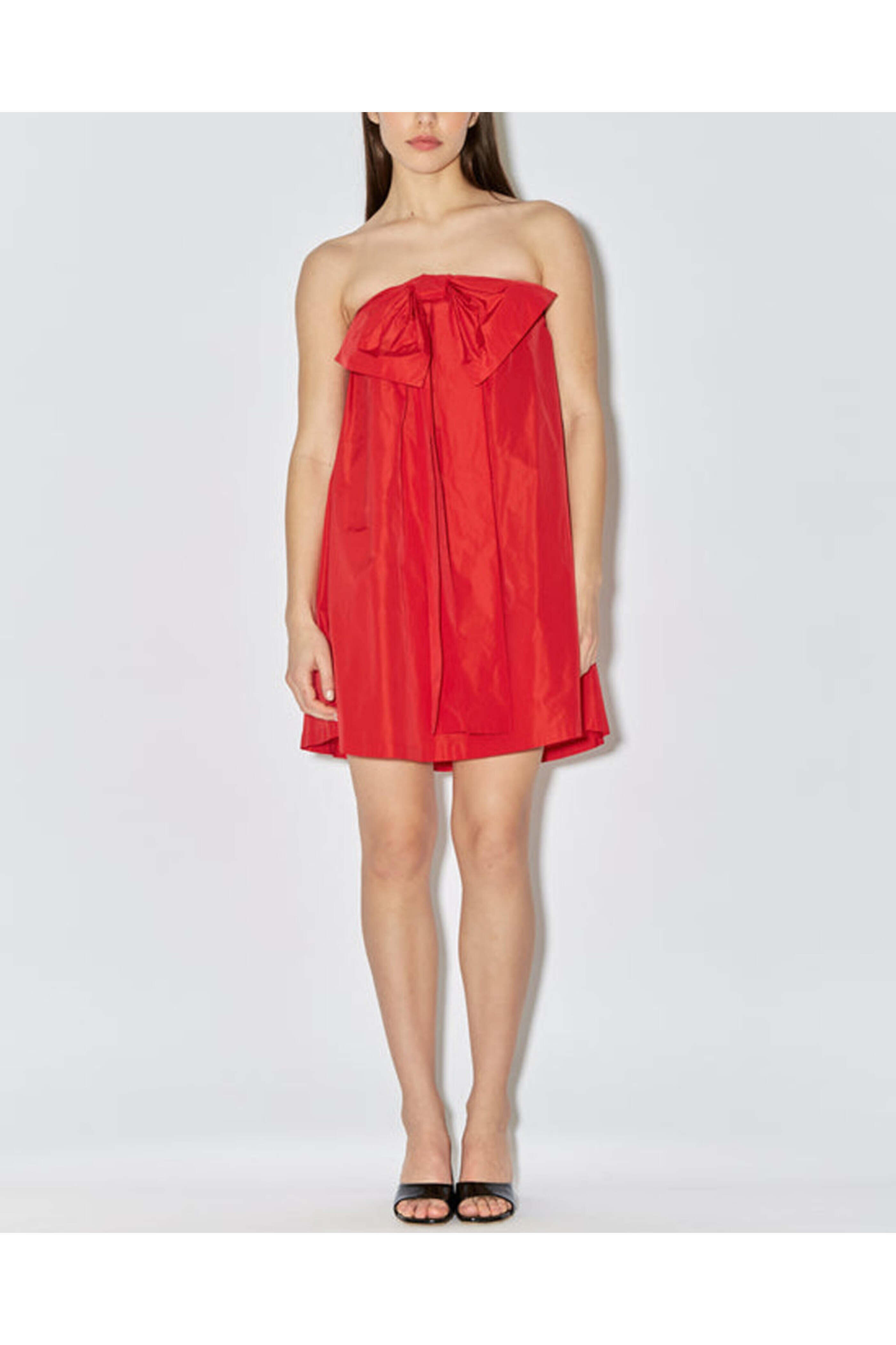 Bernadette - Red Estee Strapless Dress | Mitchell Stores