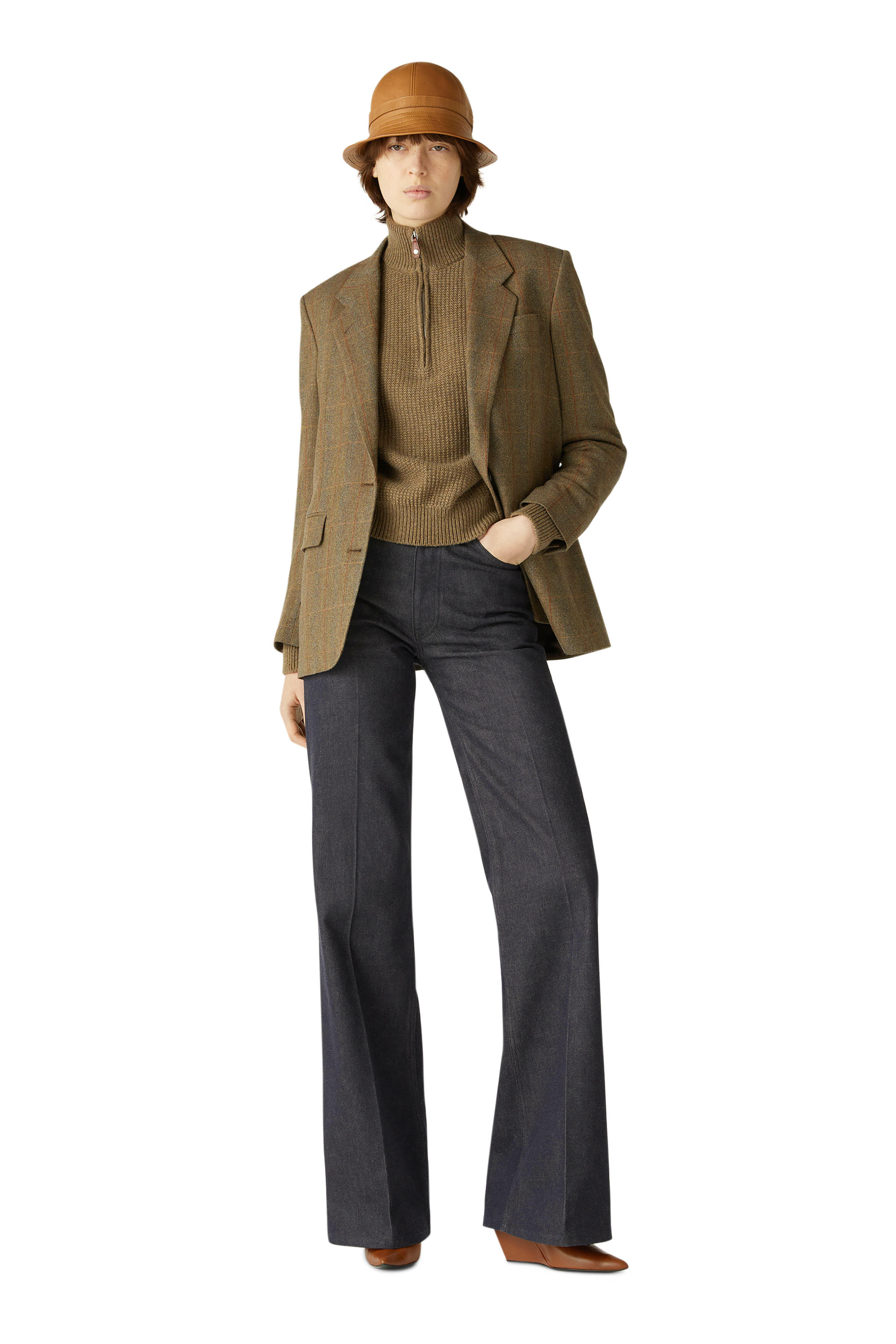 0119 Loro Piana リネンセーター 36サイズ LORO PIANA Cashmere half-zip sweater | NET-A-PORTER