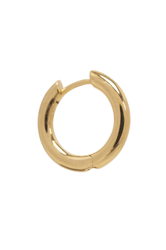 Foundrae - Small Chubby Yellow Gold Hoop