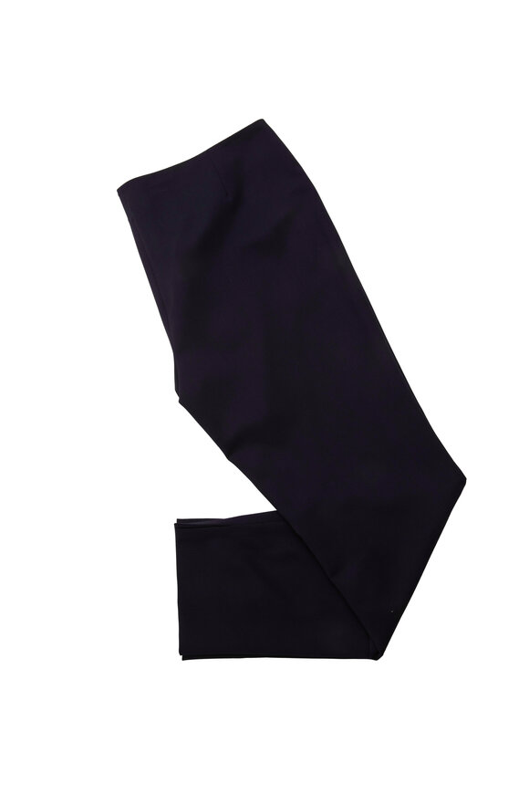 Emporio Armani - Navy Blue Wool Stretch Pants