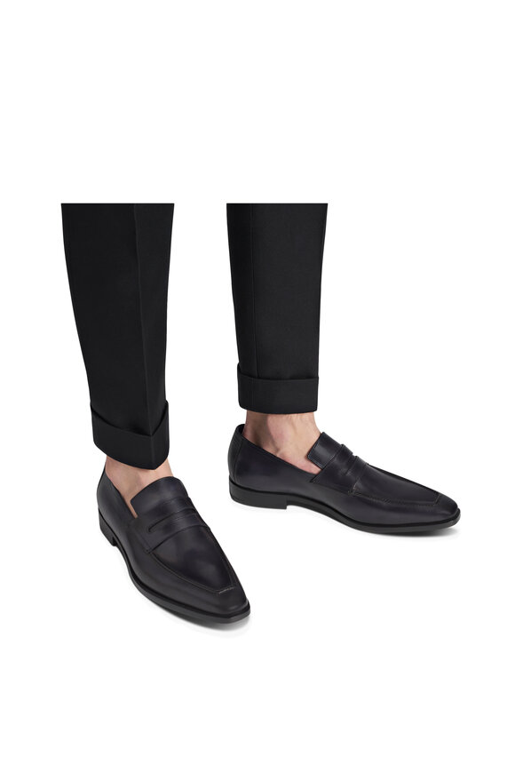 Berluti - Andy Démesure Nero Grigio Leather Loafer