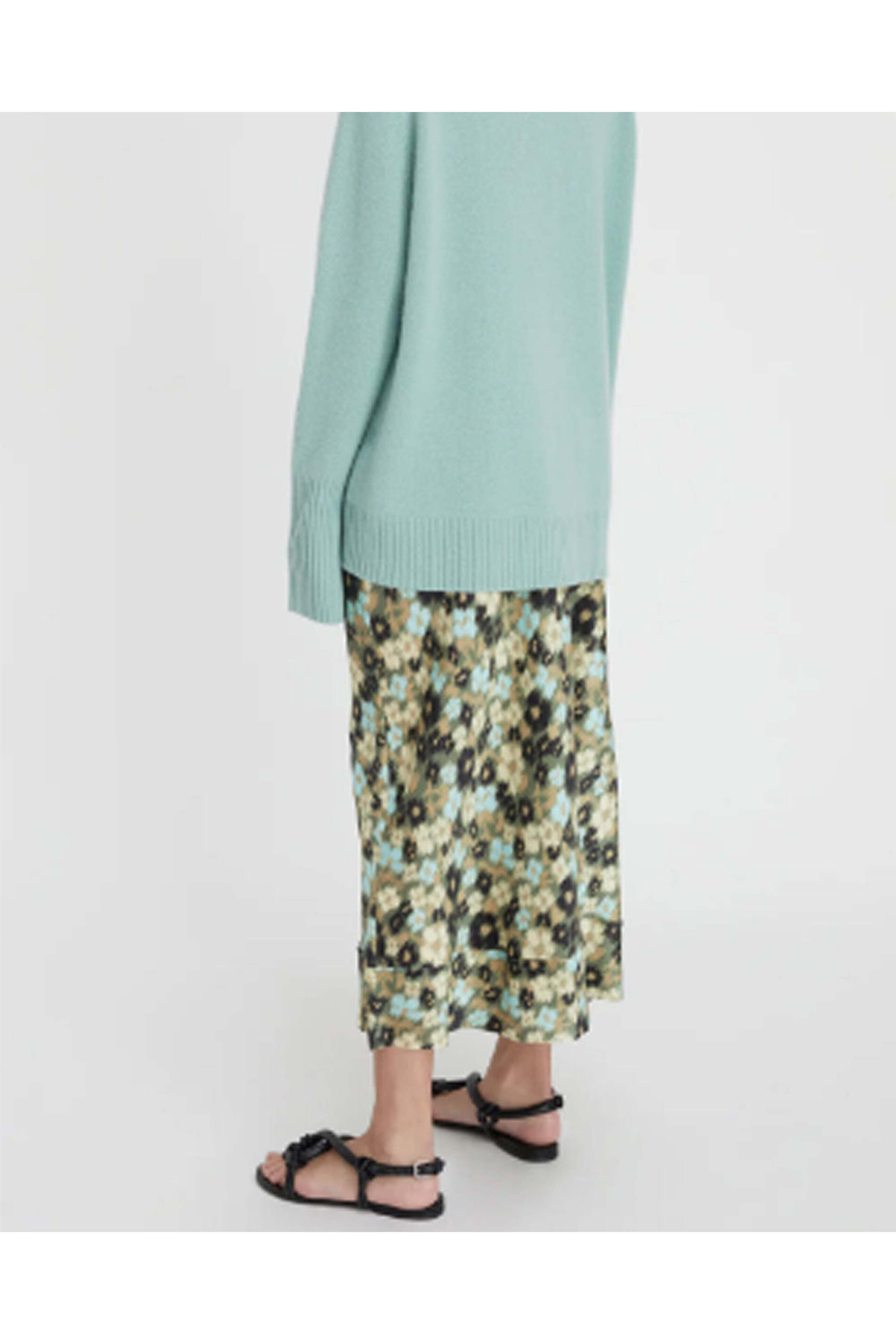 Lee Mathews - Green Bella Midi Skirt