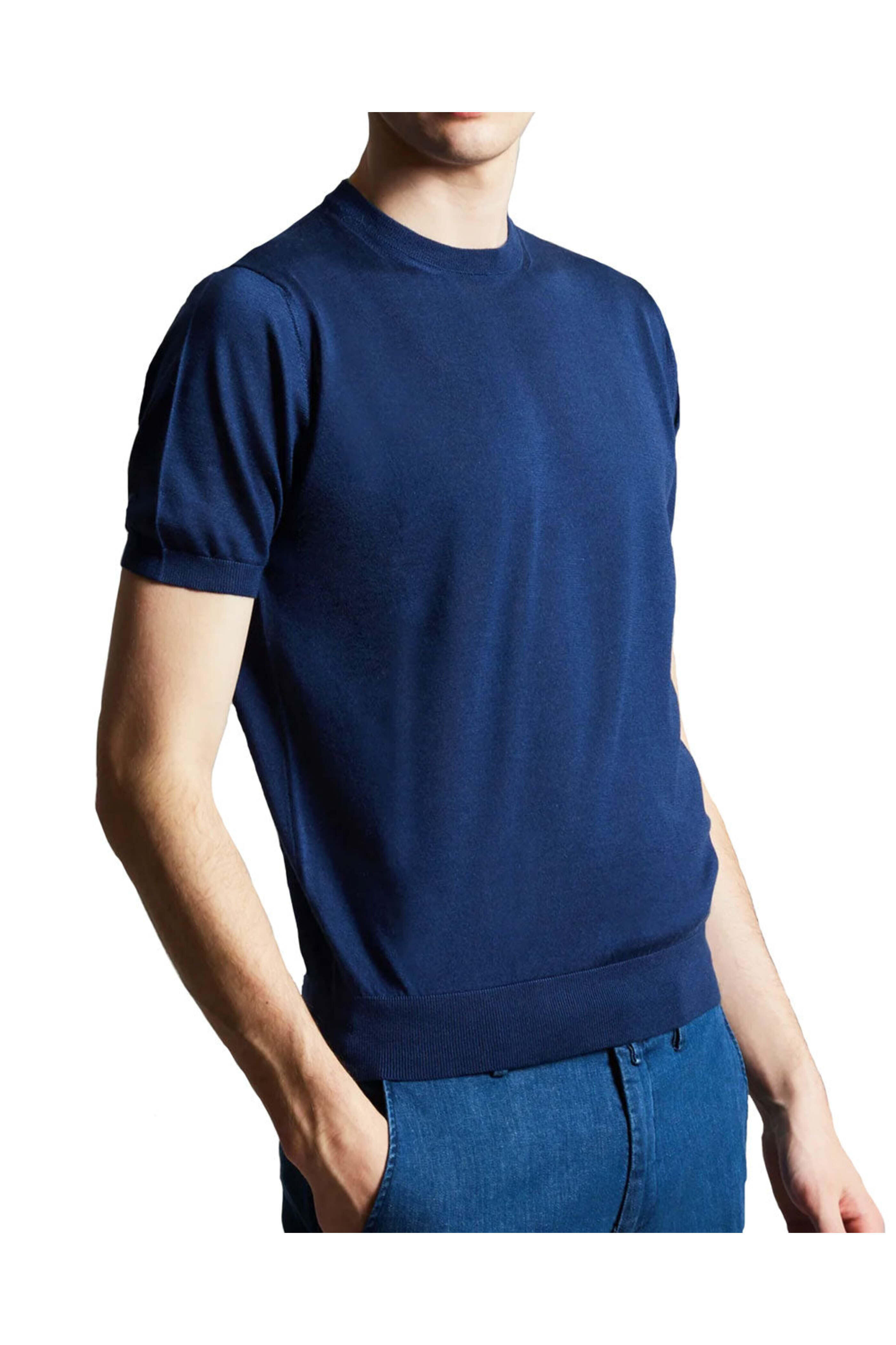 Colombo - Blue Roundneck Sweater