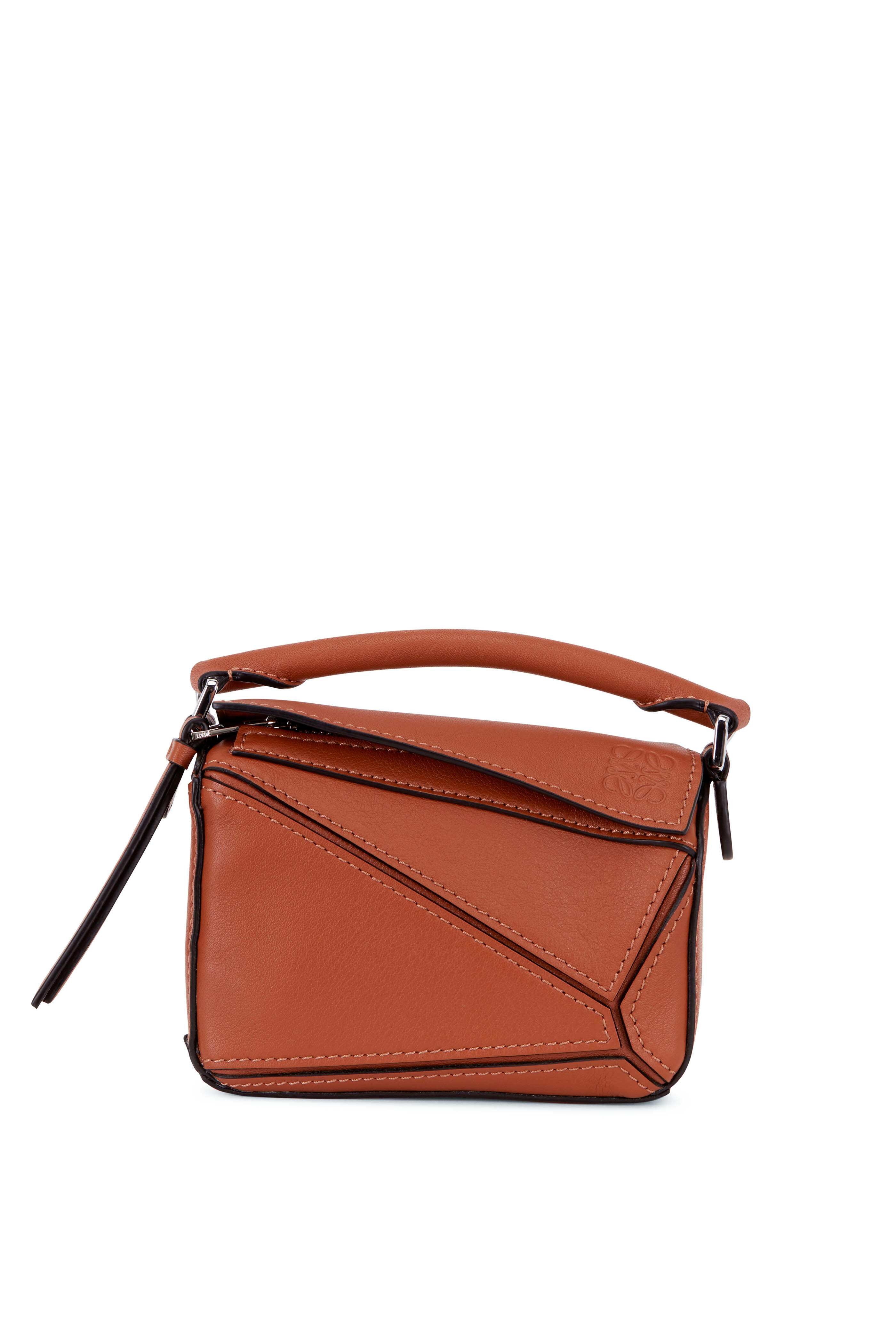 Loewe - Nano Puzzle Tan Leather Crossbody Bag | Mitchell Stores