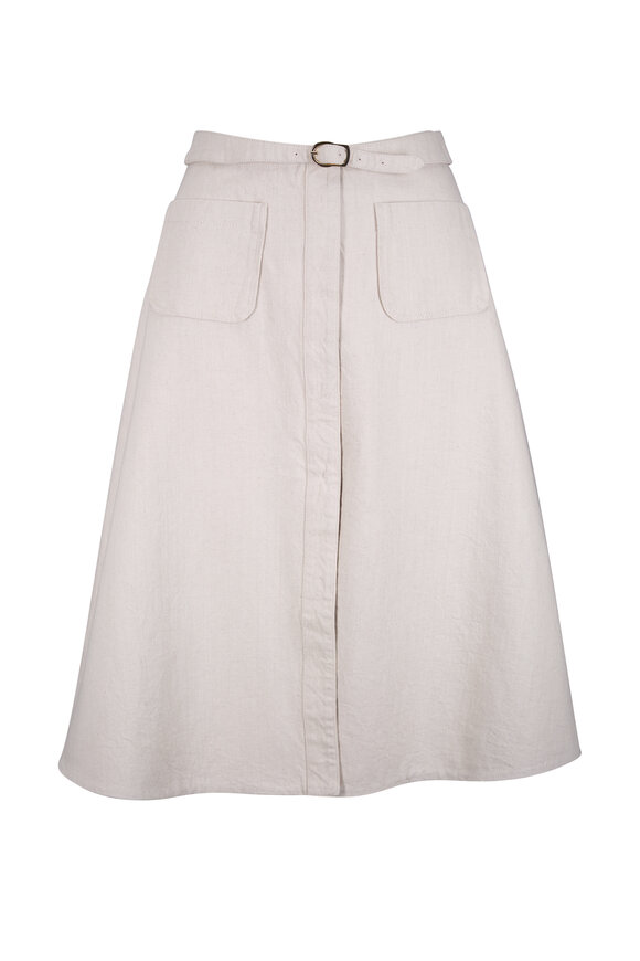 Dorothee Schumacher Champagne Summer Of Love Midi Skirt - view 1