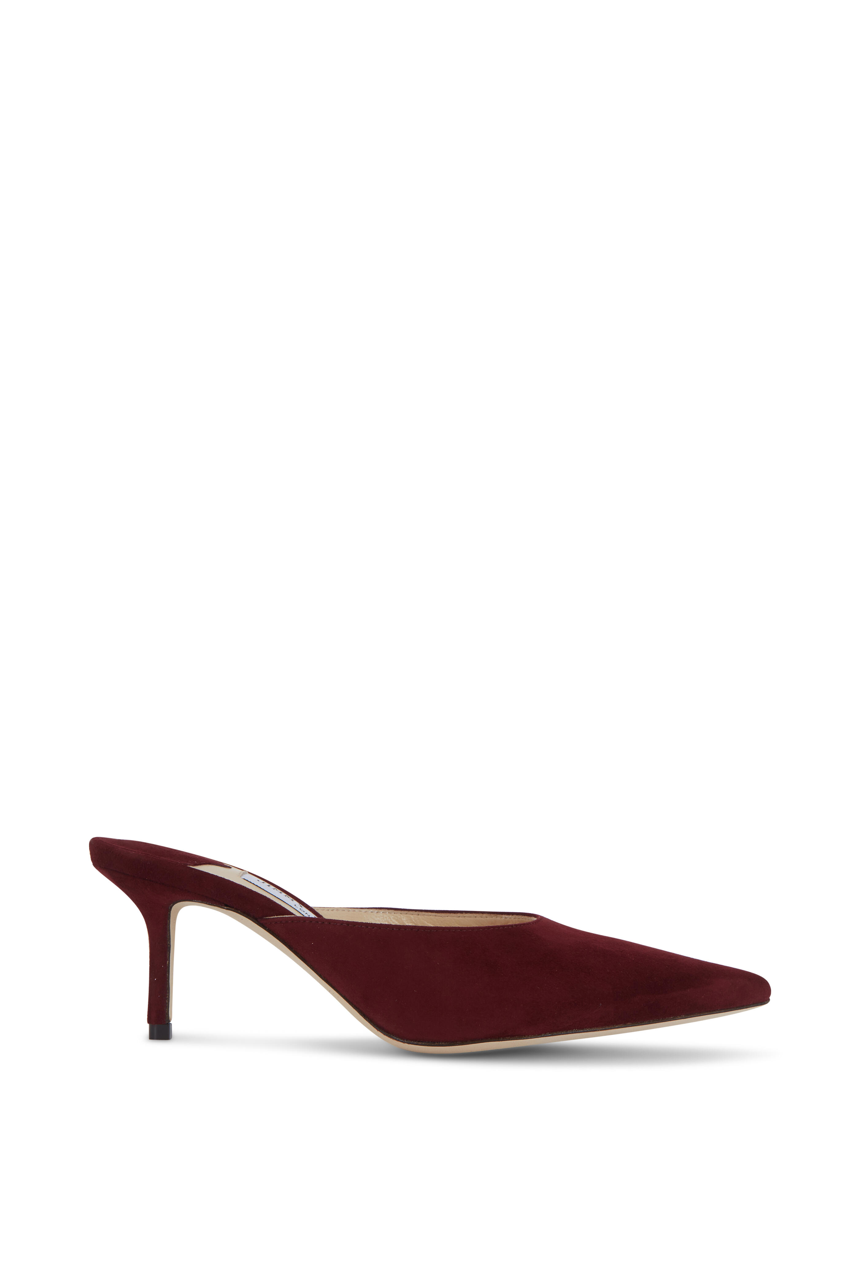 Mules bordeaux hotsell