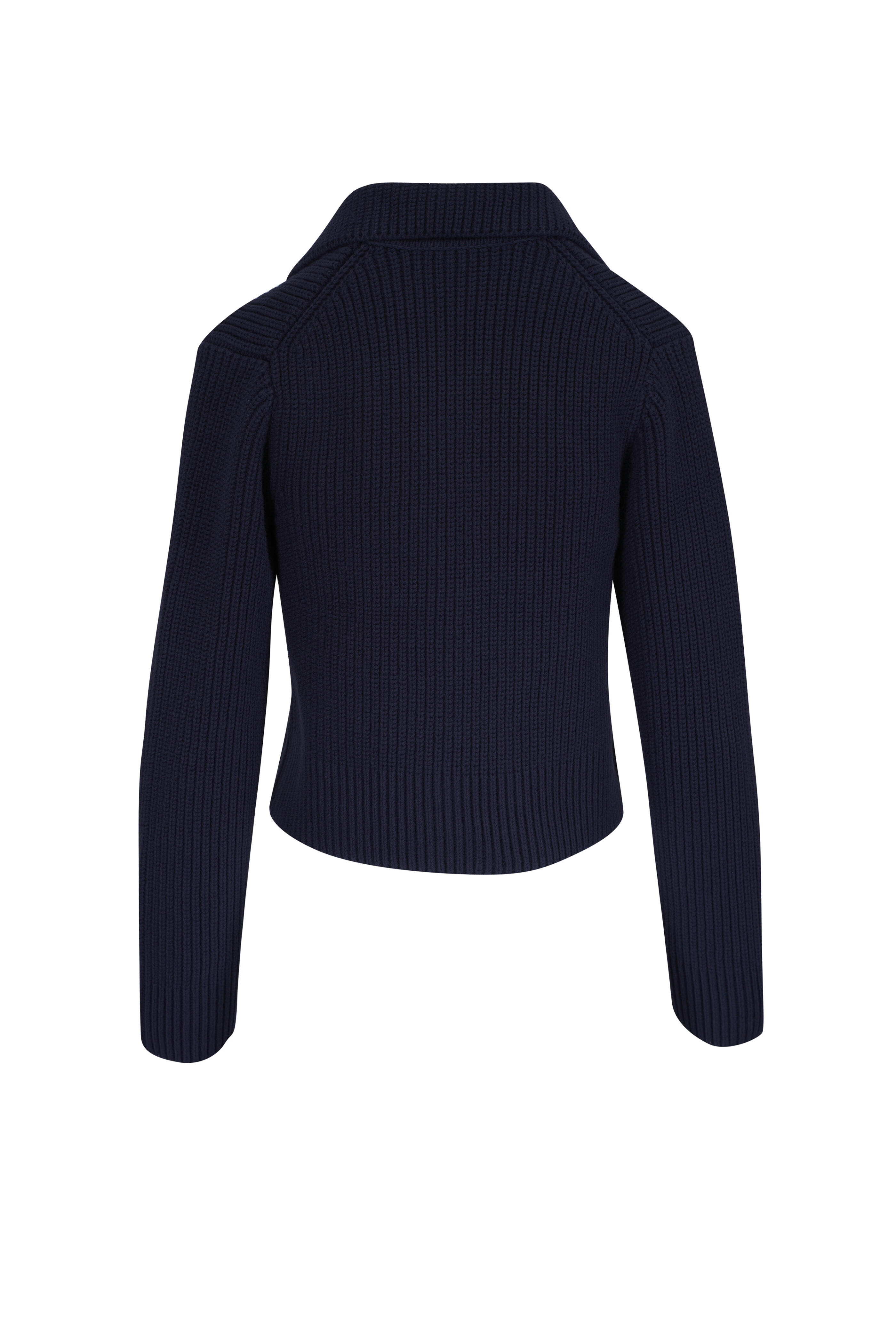 Vince - Coastal Blue Double Breasted Sweater Jacket