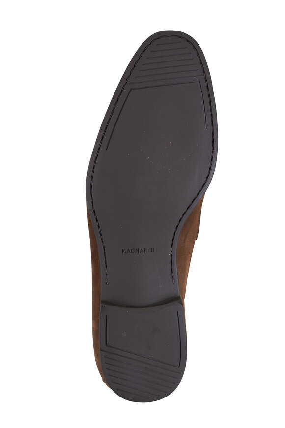 Magnanni Diezma Taupe Suede Penny Loafer - view 4