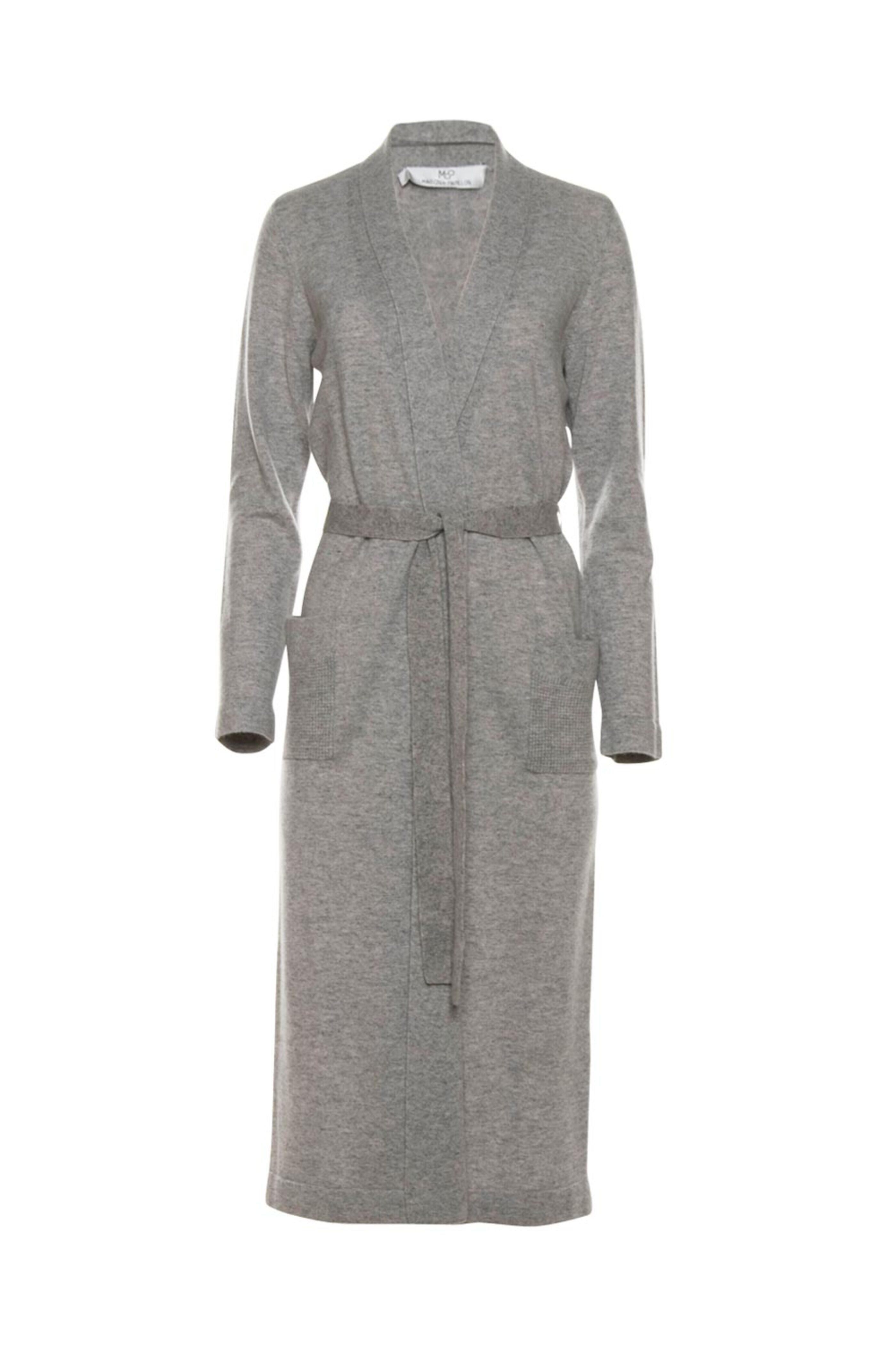 Maison De Papillon - Stanley Cashmere Long Robe in Pewter
