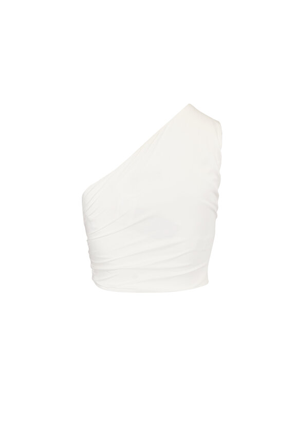 Vix Paula Hermanny Zoe Off White One Shoulder Top - view 2